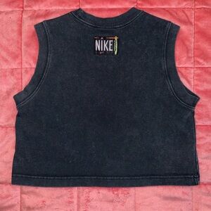 Nike Black Cropped Tank Top